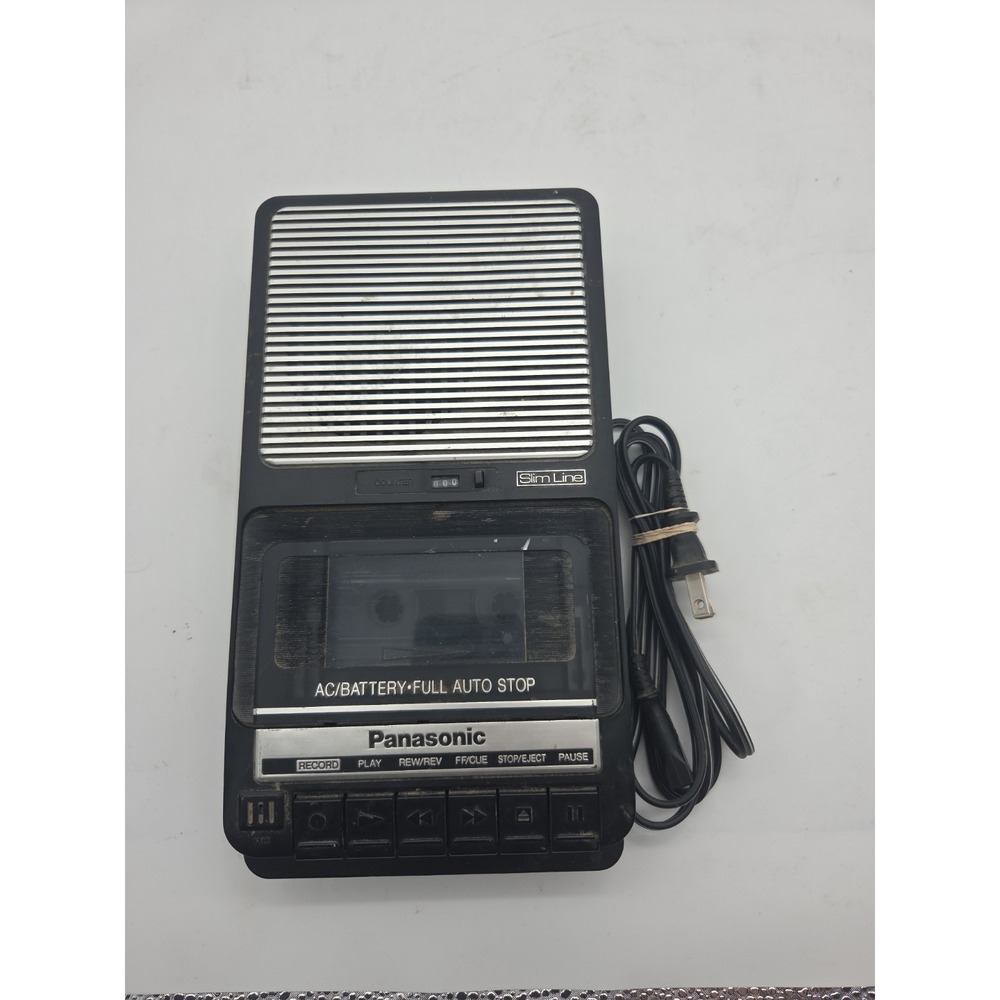 PANASONIC Slim Line Portable Cassette Tape Recorder & Player RQ-2102 FOR PARTS